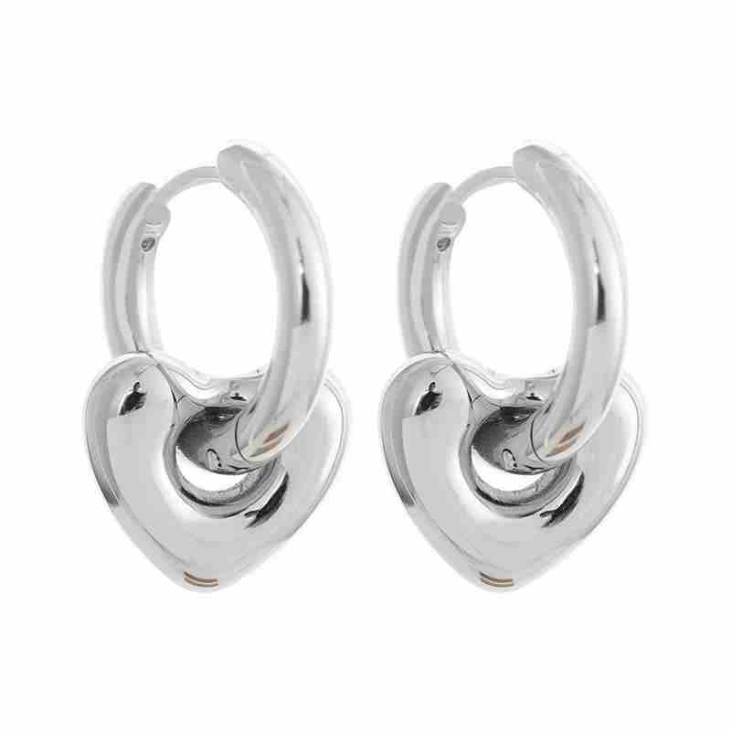18k Moon Earrings - Image 3