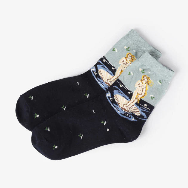 2.0 Birth of Venus Botticelli Socks - Image 2