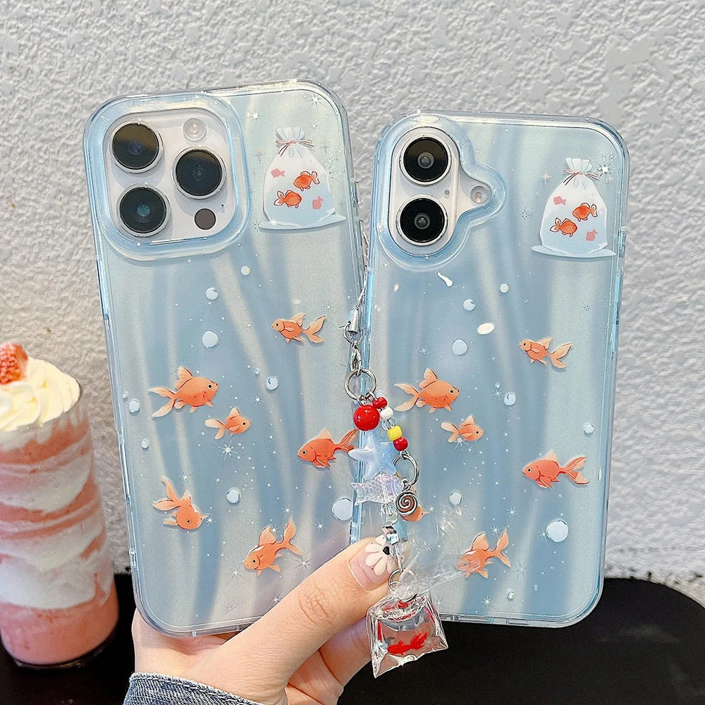 2.0 Goldfish Aesthetic iPhone Case - Image 2
