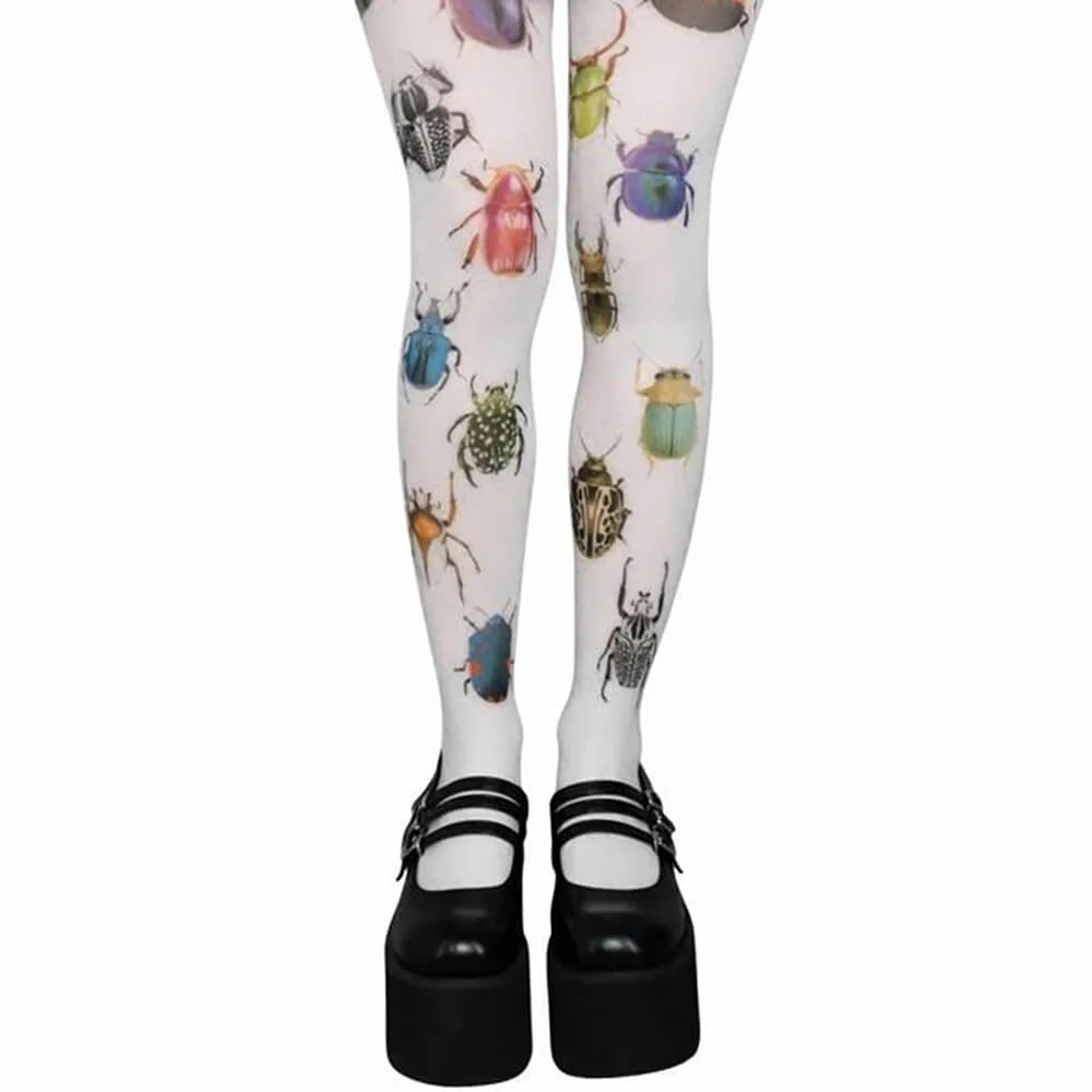 2000s Bug Patterned Tights - Image 5