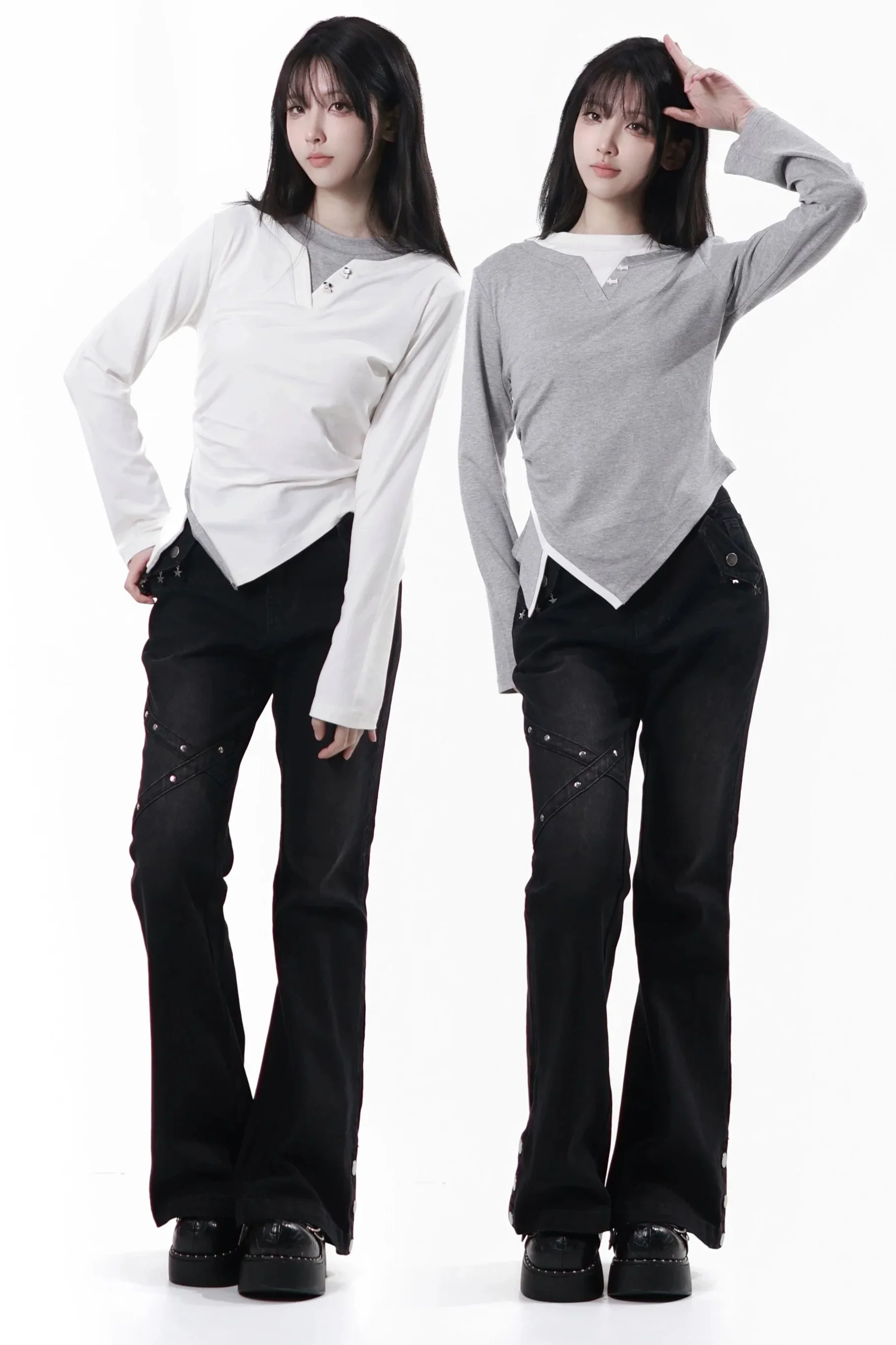 Cutout Design Slim Top