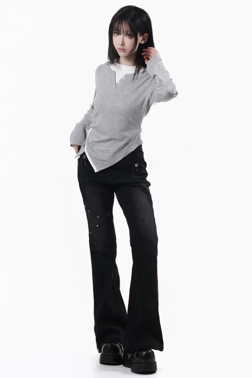Cutout Design Slim Top - Image 8
