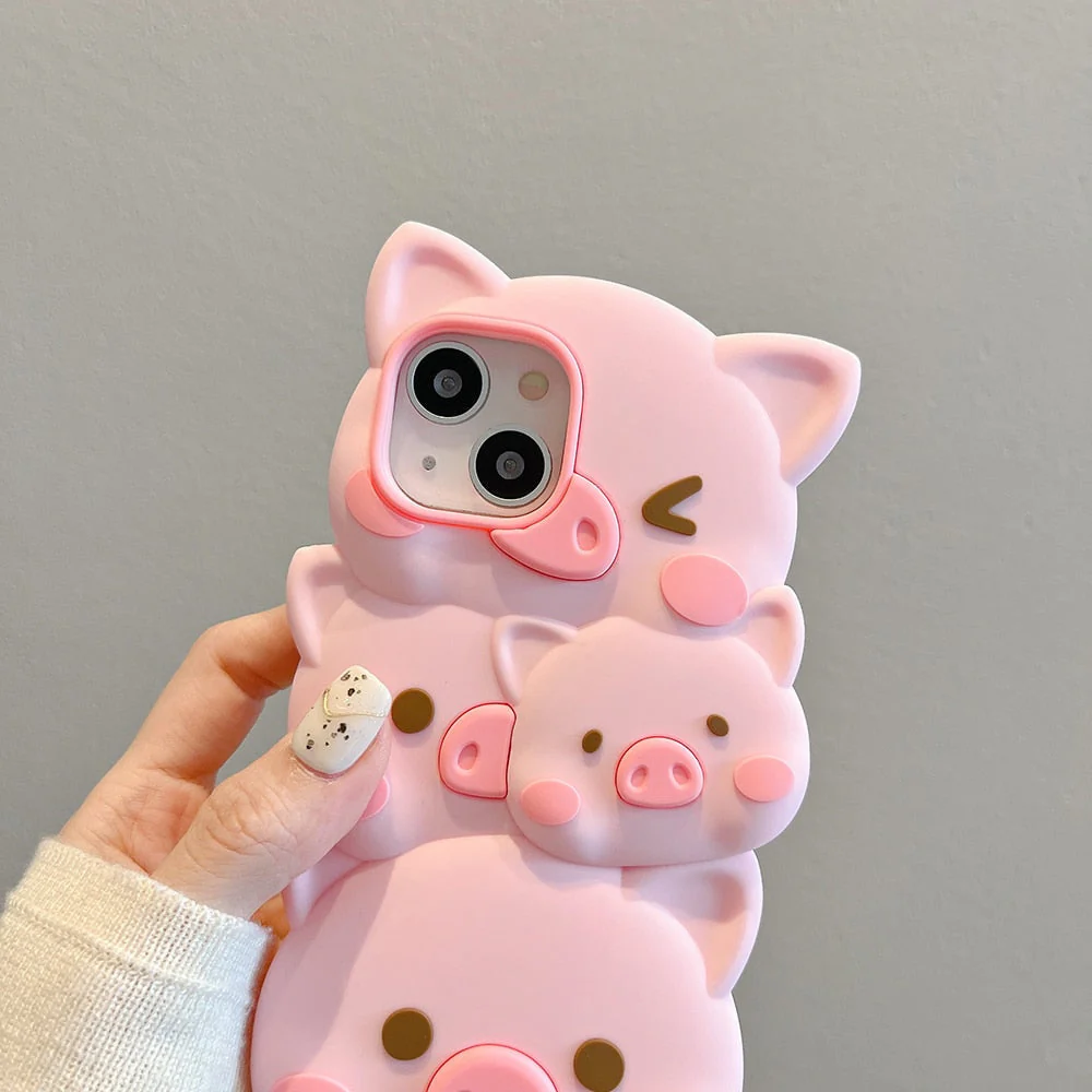 3D Piggy iPhone Case - Image 2
