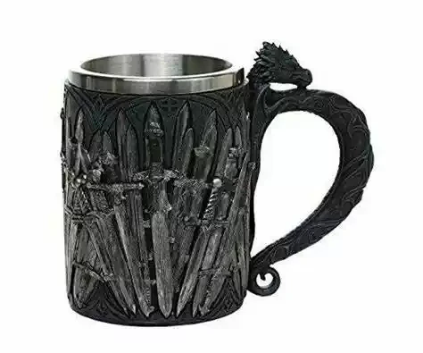 3D Resin Stainless Steel Skull Cup - Image 3
