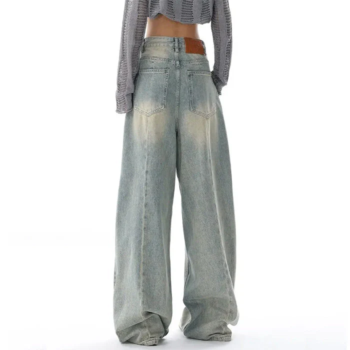 90's Light Wash Baggy Jeans - Image 7