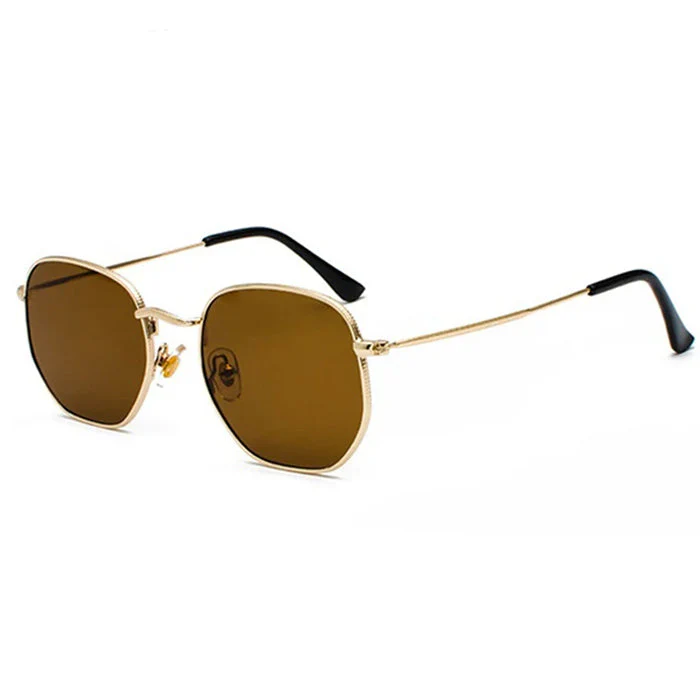 90's Round Metal Sunglasses - Image 3