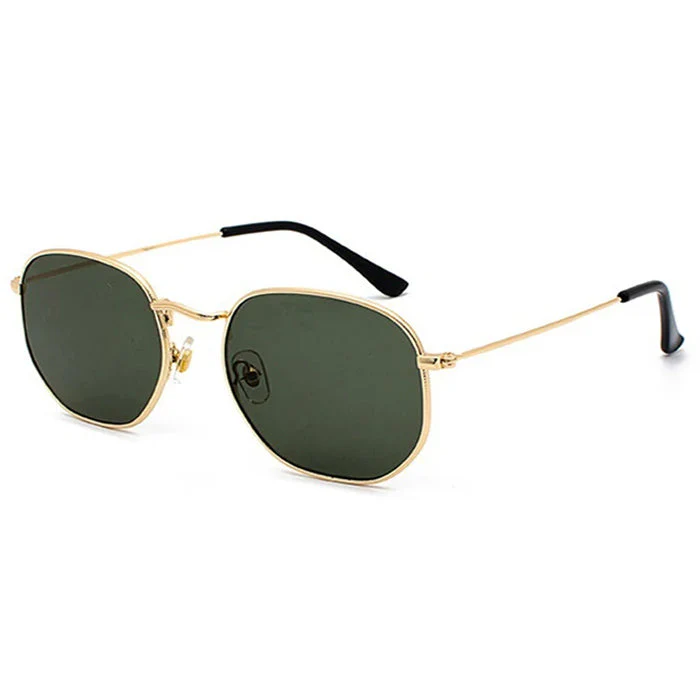 90's Round Metal Sunglasses - Image 5