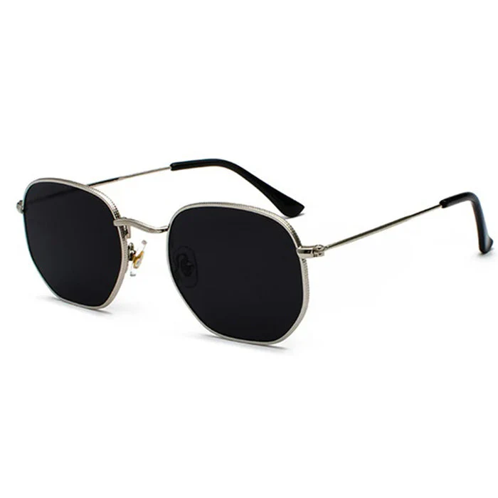 90's Round Metal Sunglasses - Image 9