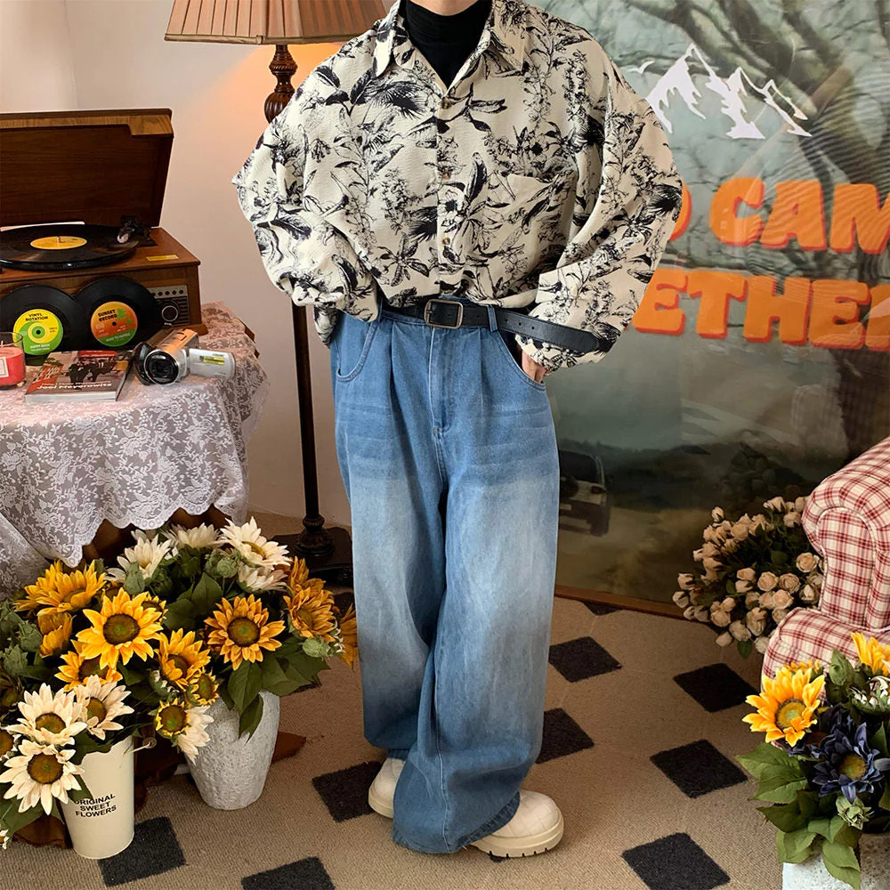 90s Style Floral Print Shirt - Image 5