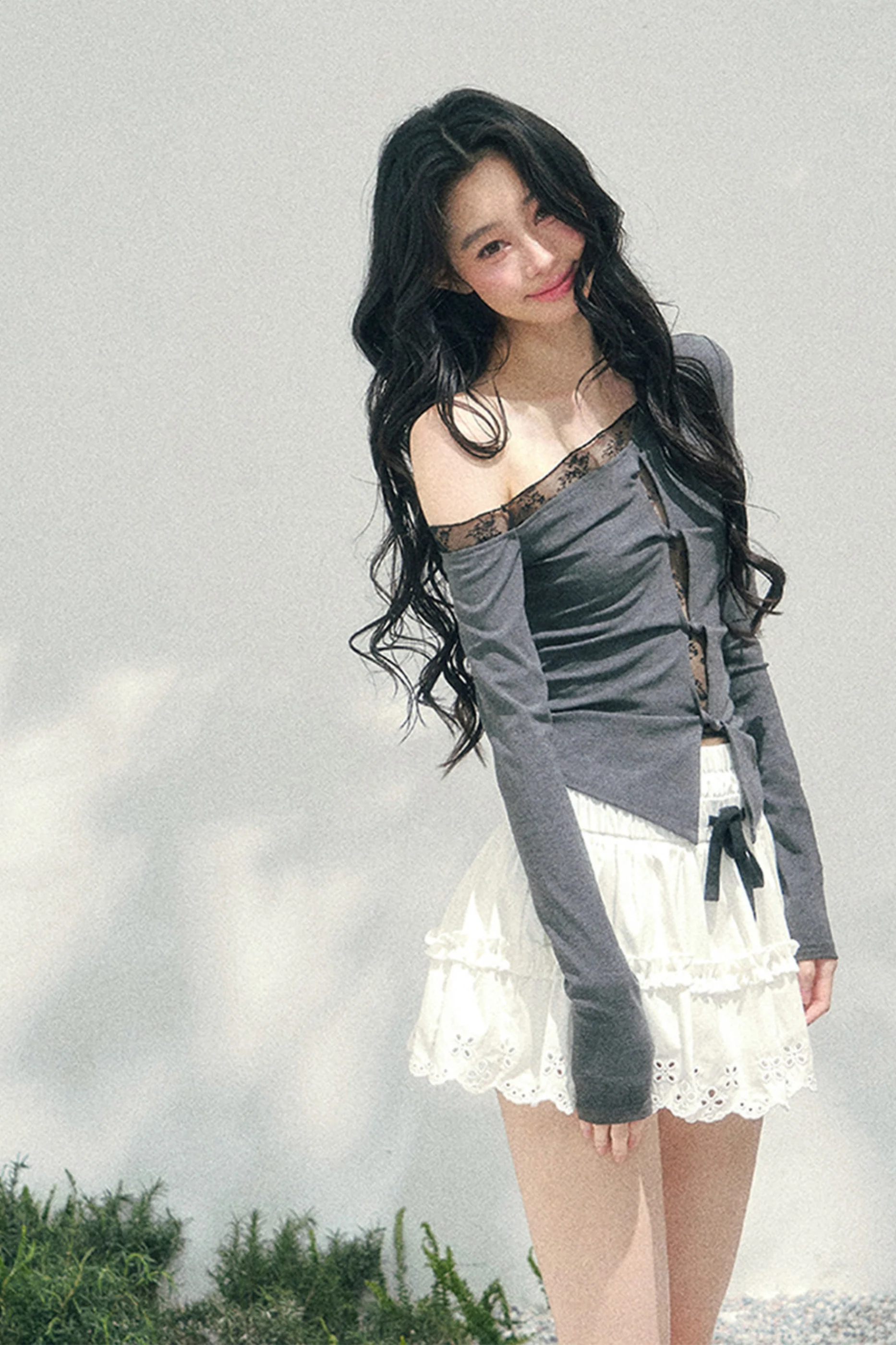 Lace Sweet Tiered Puffy Skirt - Image 13