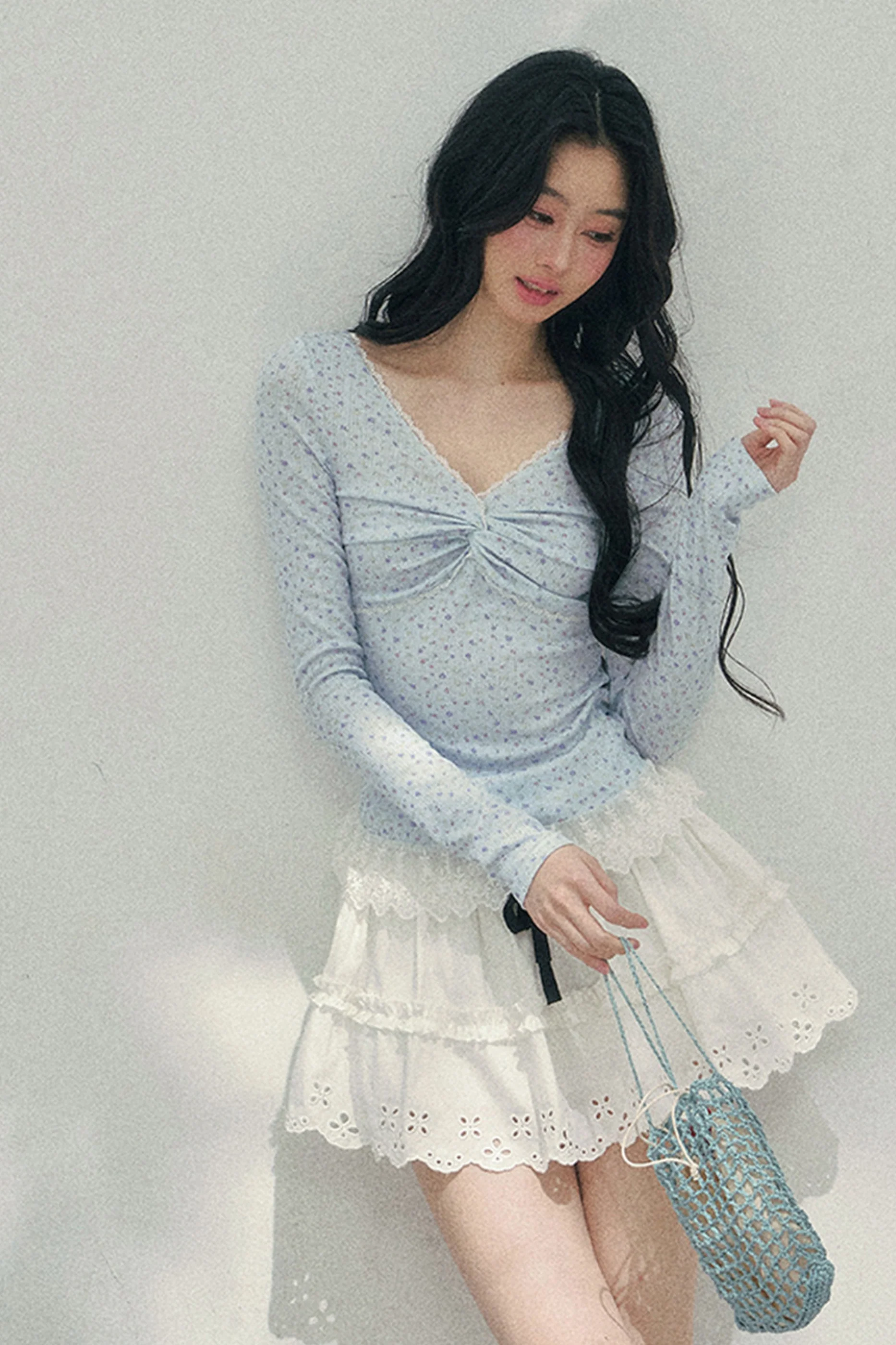 Lace Sweet Tiered Puffy Skirt - Image 22