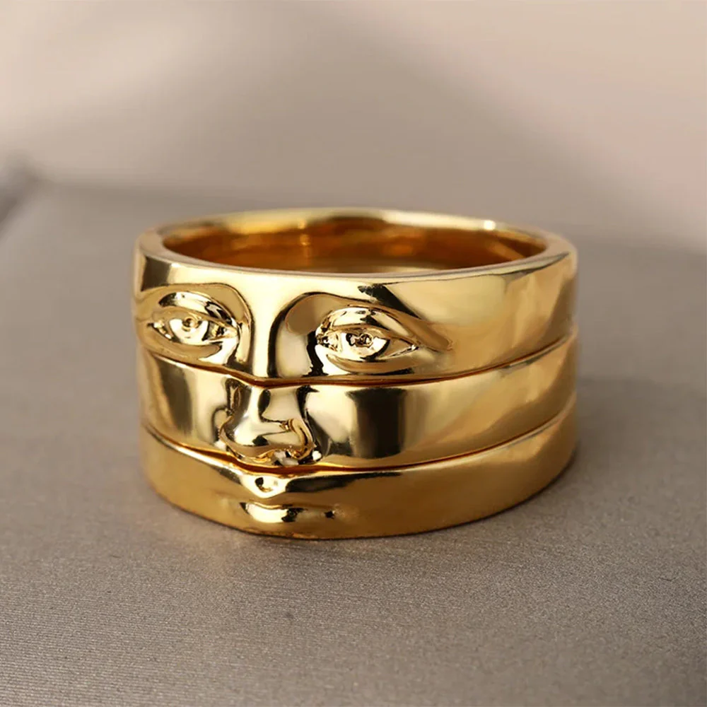 Abstract Face Ring - Image 2