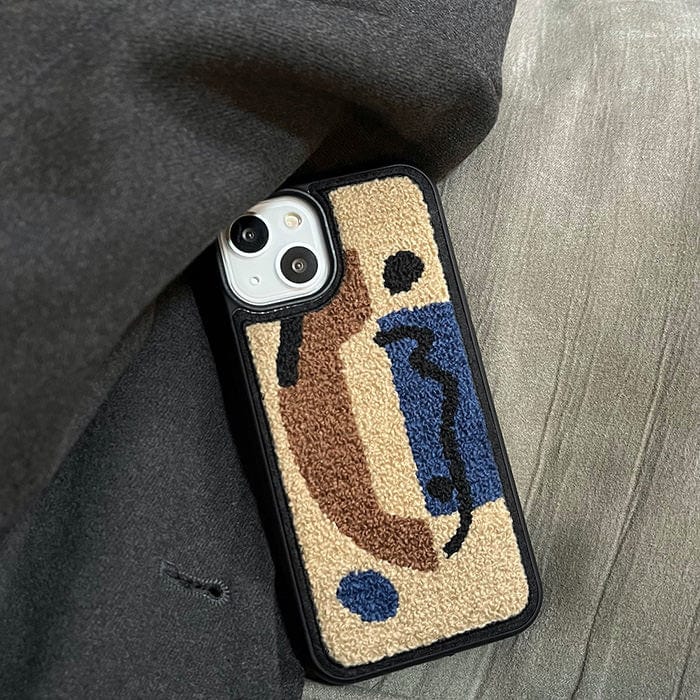 Abstract Teddy iPhone Case - Image 4