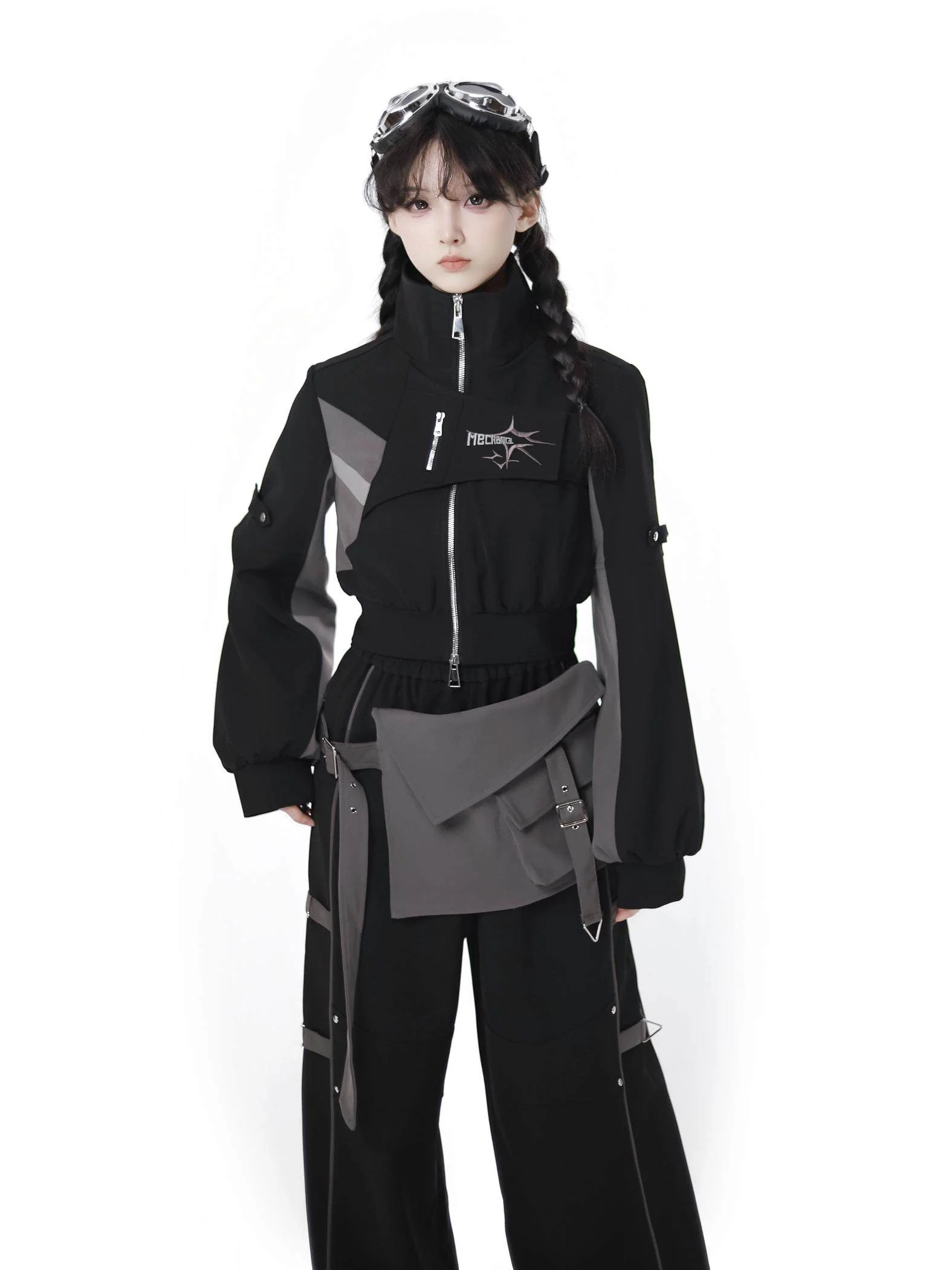 acubi black and gray jacket - Image 2