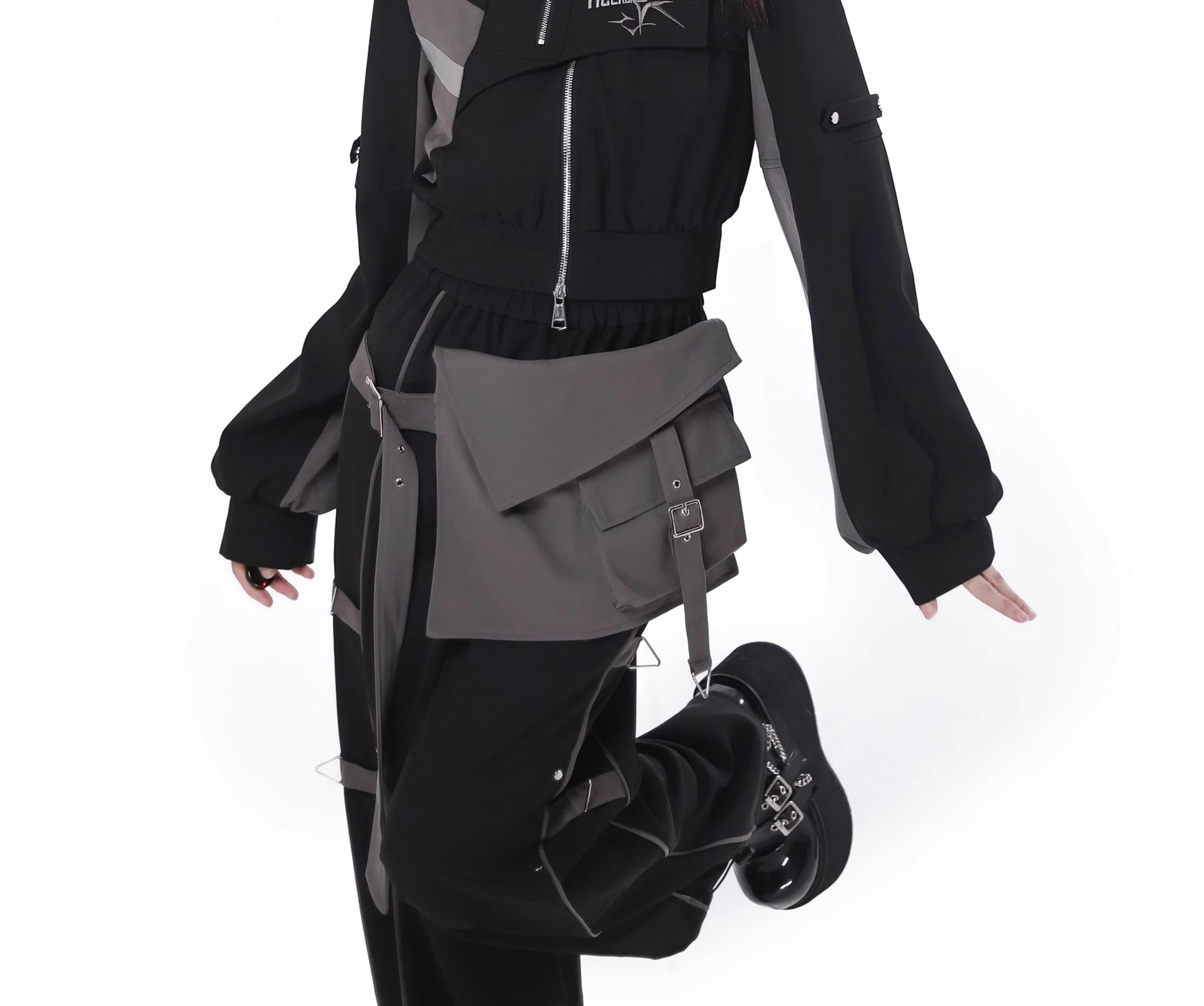 acubi black and gray jacket - Image 4