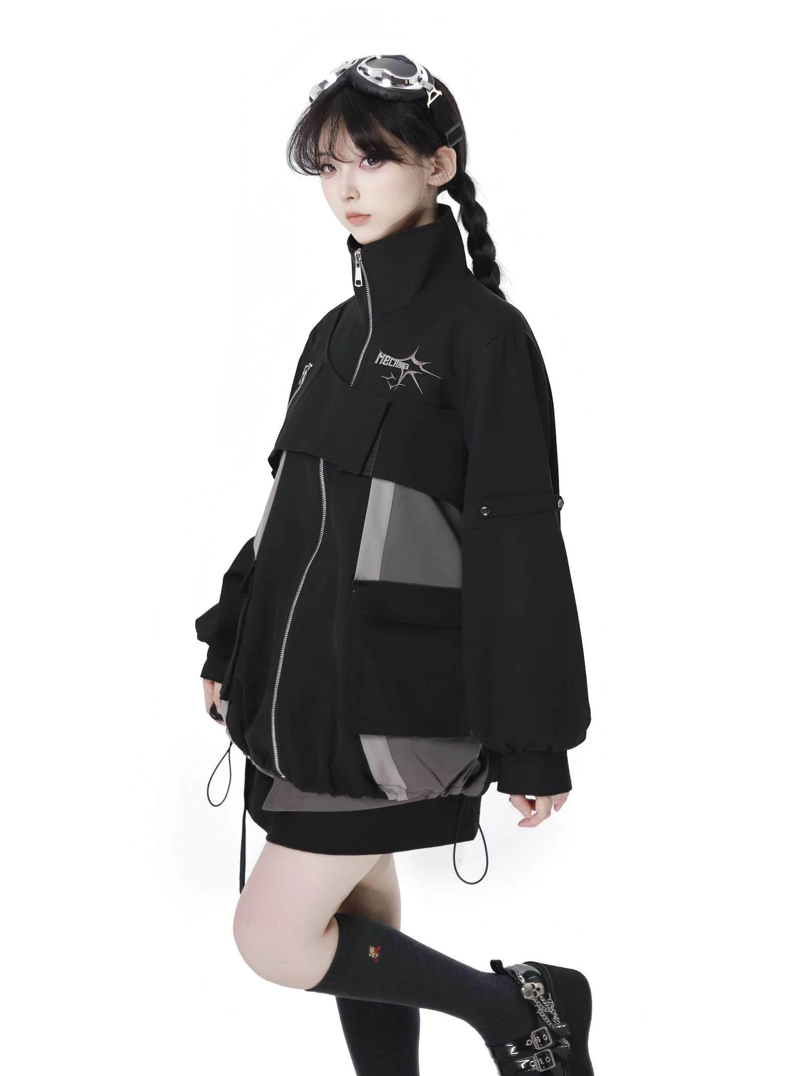acubi black and gray jacket - Image 6