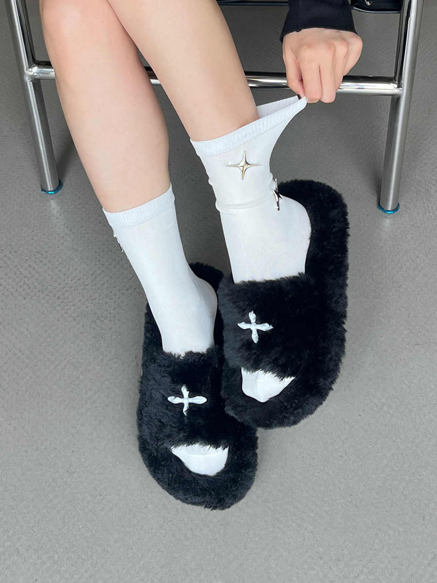 Acubi Metal Star Cotton Socks - Image 3