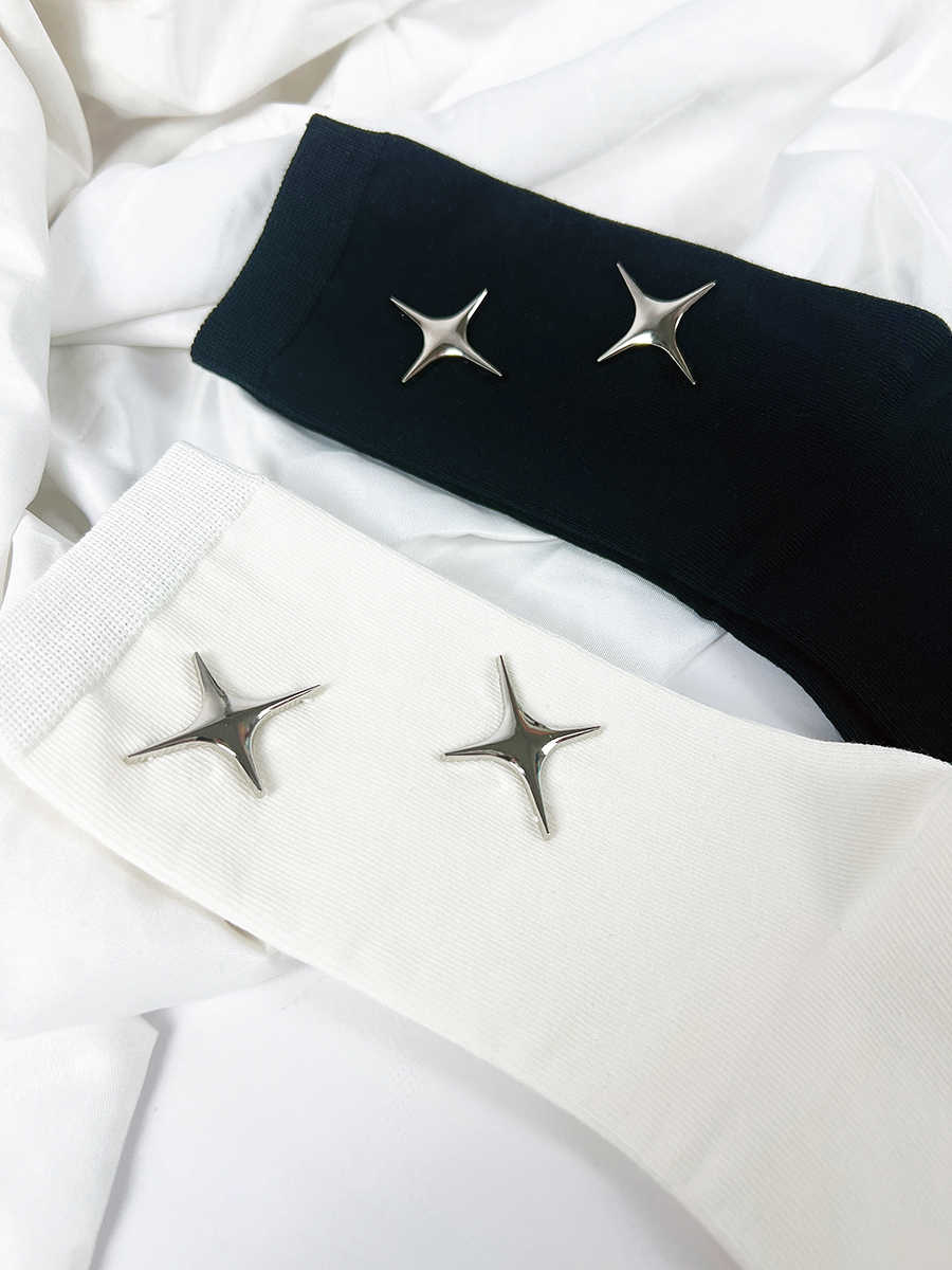 Acubi Metal Star Cotton Socks - Image 5