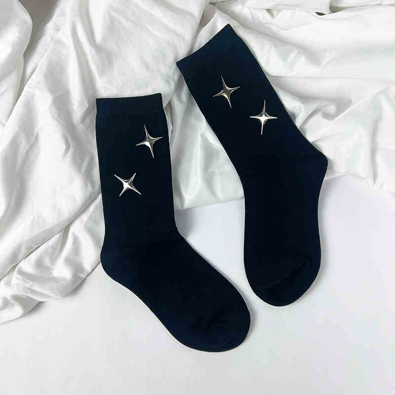 Acubi Metal Star Cotton Socks - Image 6