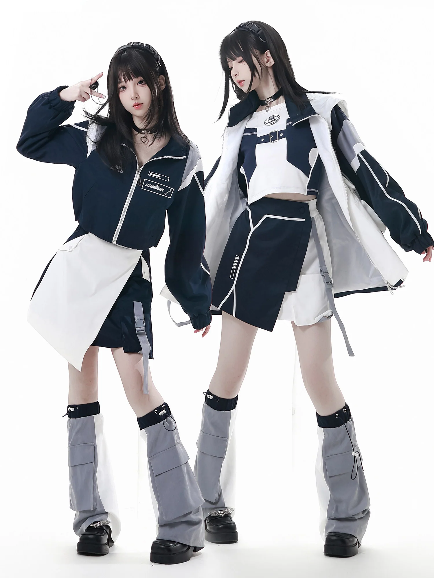 acubi navy jacket - Image 4