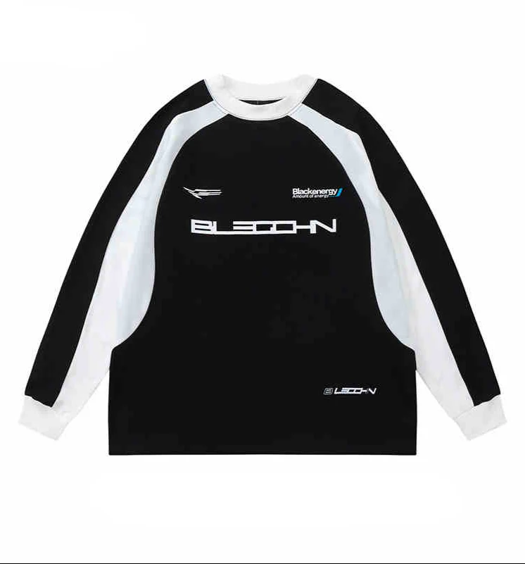 Acubi Raglan Sleeves Contrast Sweatshirt - Image 5