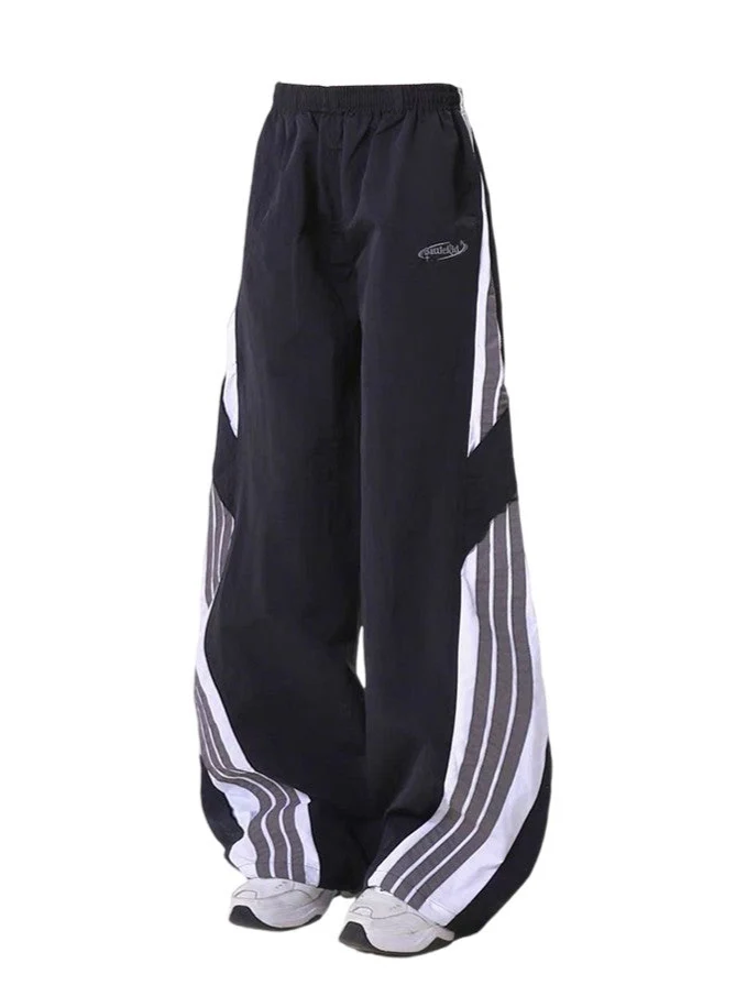 Acubi Retro Stripe Paratrooper Pants - Image 2