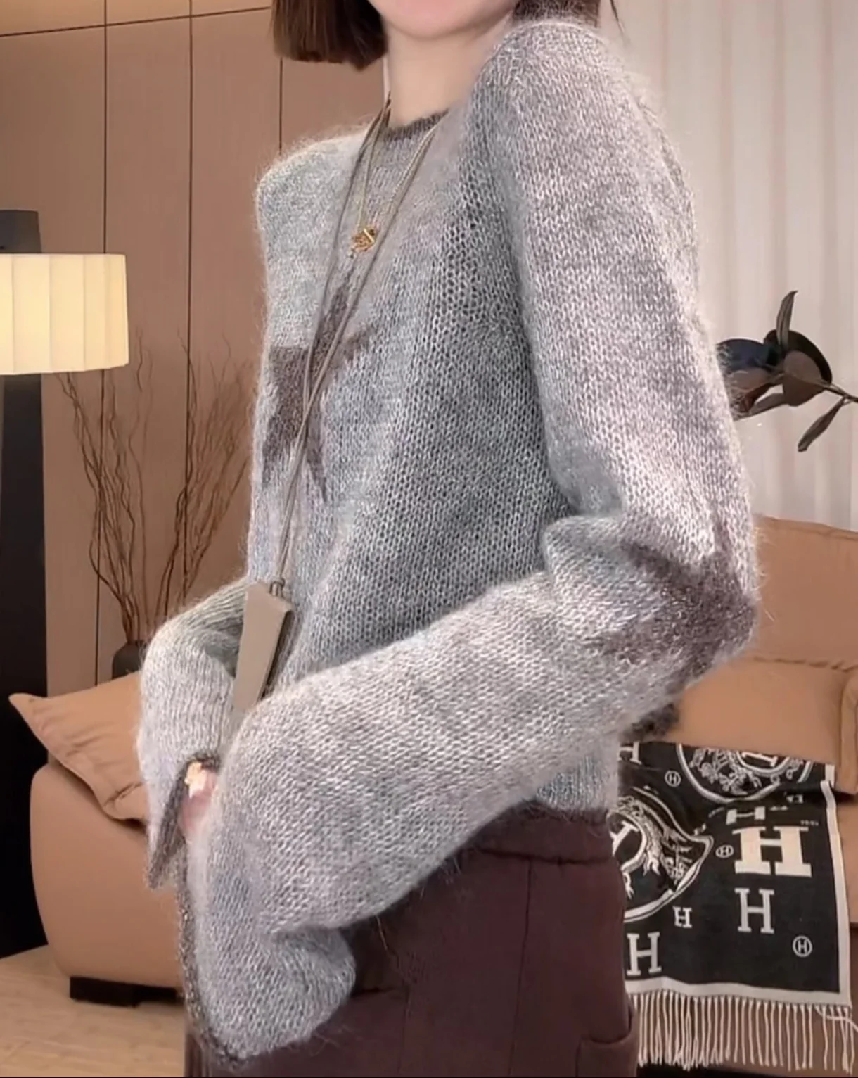 Acubi Star Girl Knitted Sweater - Image 2