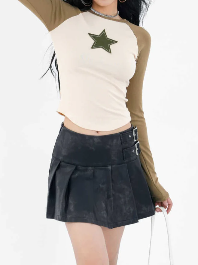 Acubi Star Raglan Long-sleeved Top - Image 8