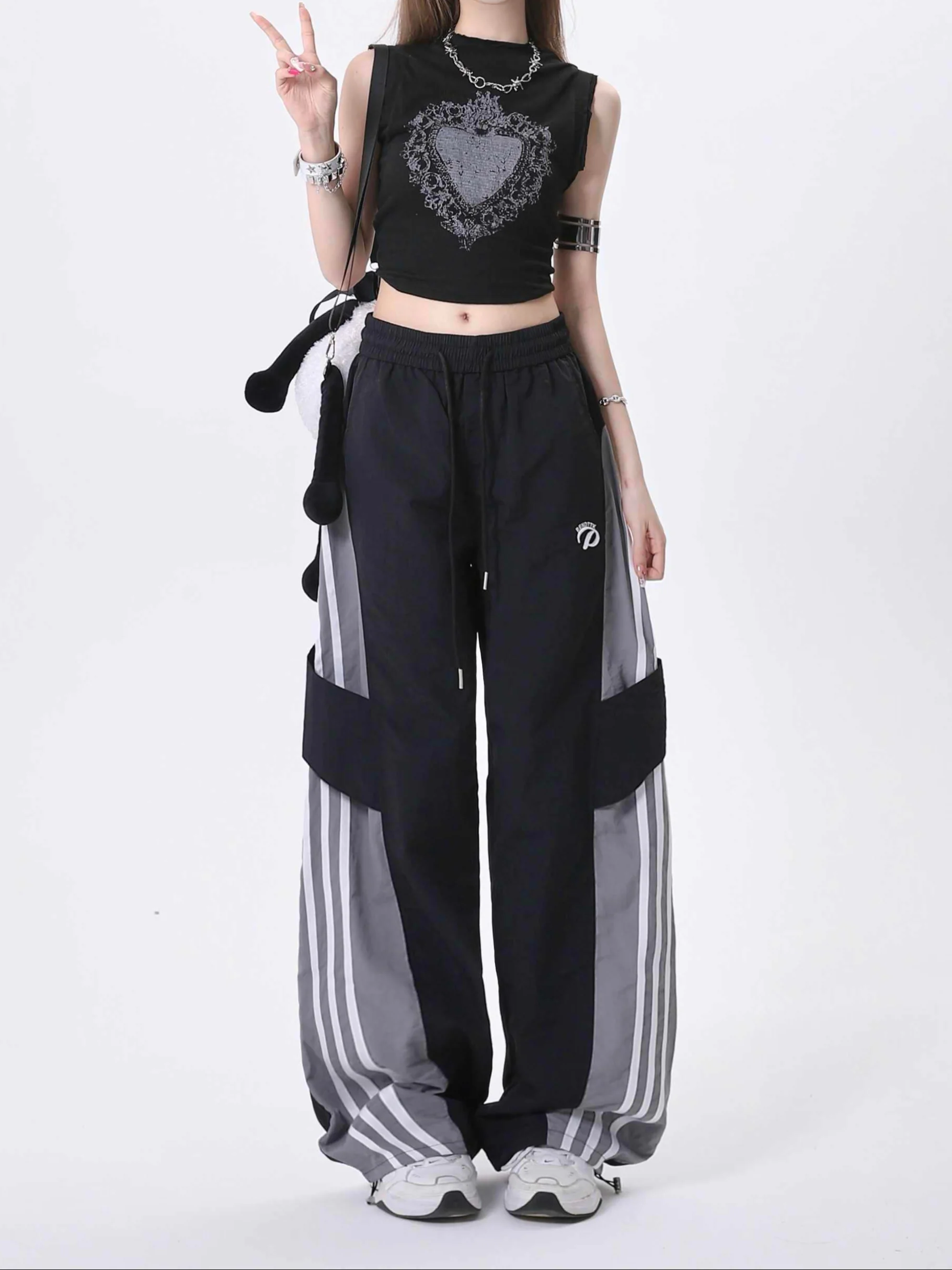 Acubi Three-strip Sporty Pants - Image 3