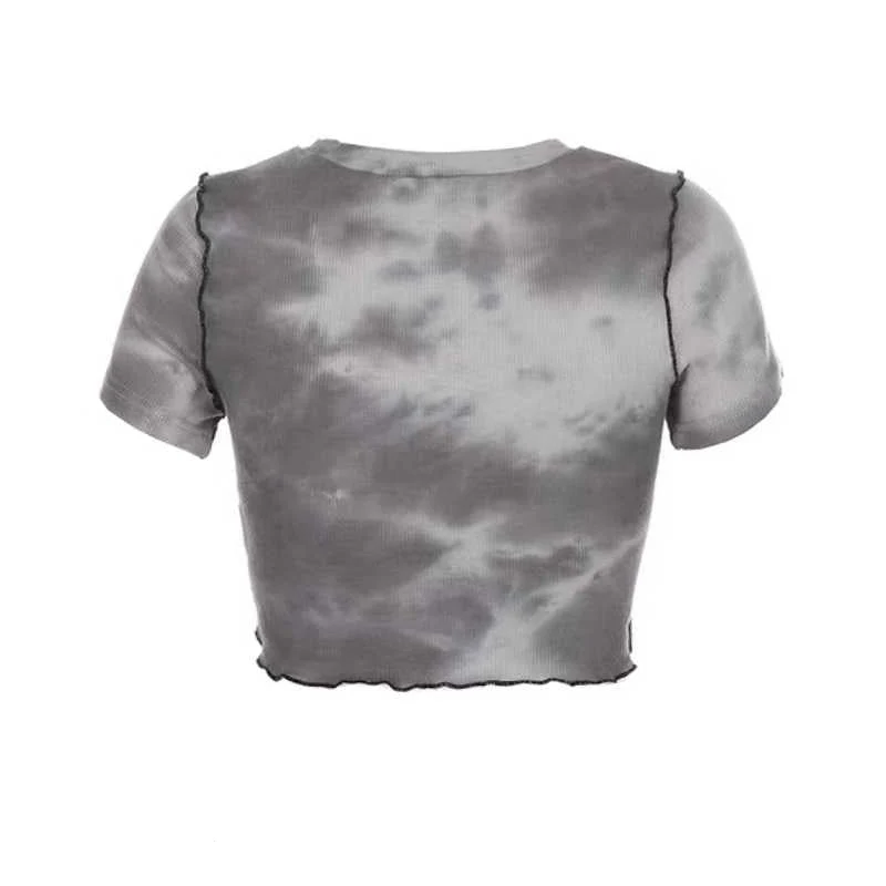 Acubi Tie-dye Crop Top - Image 2