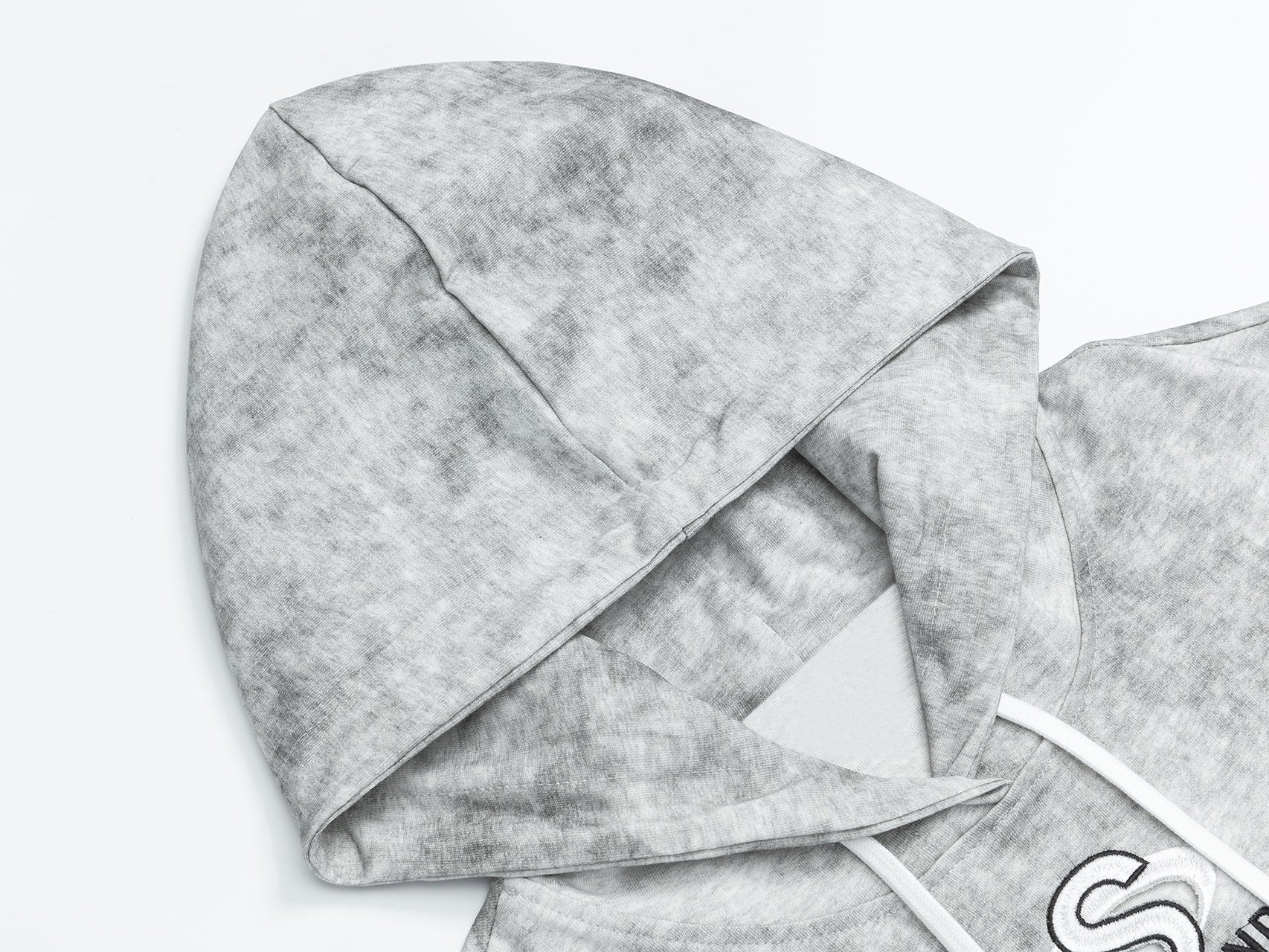 Acubi Tie-dye Embroidered Hooded Vest - Image 2