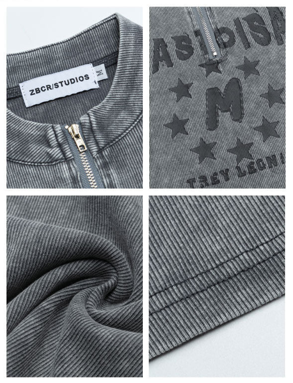 Acubi Washed Denim Y2K Crop Top - Image 3