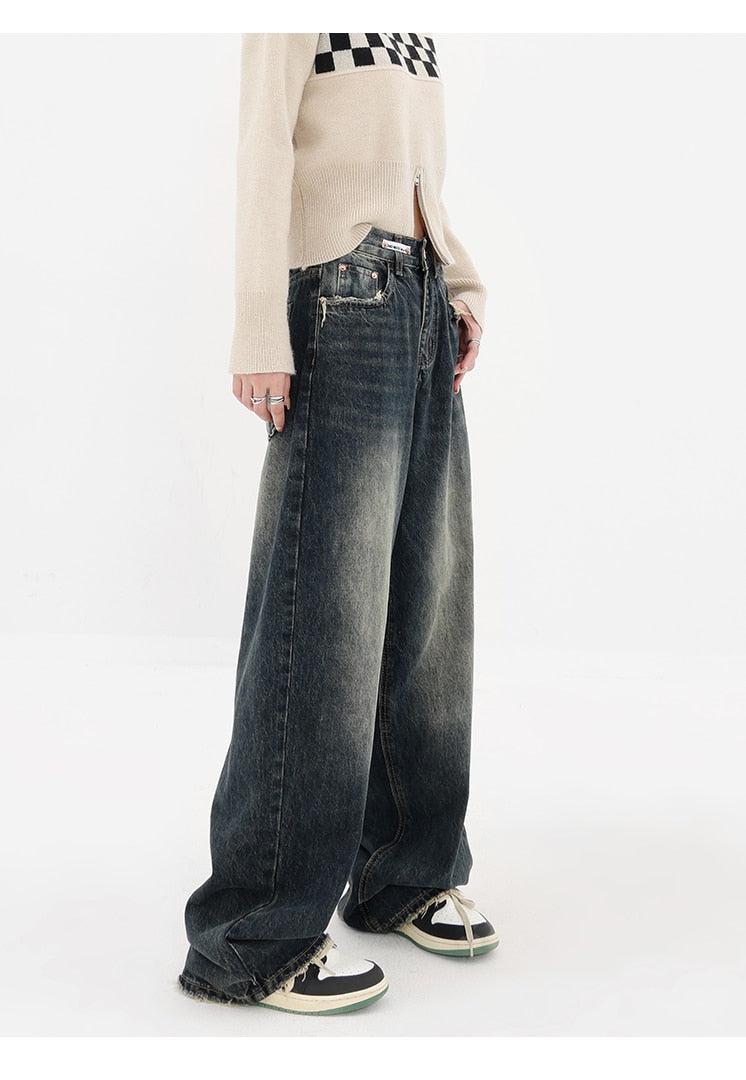 Acubi Wide Leg Dark Jeans - Image 6