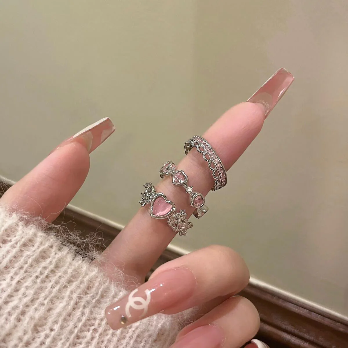 Adjustable Princess Heart Rings - Image 12