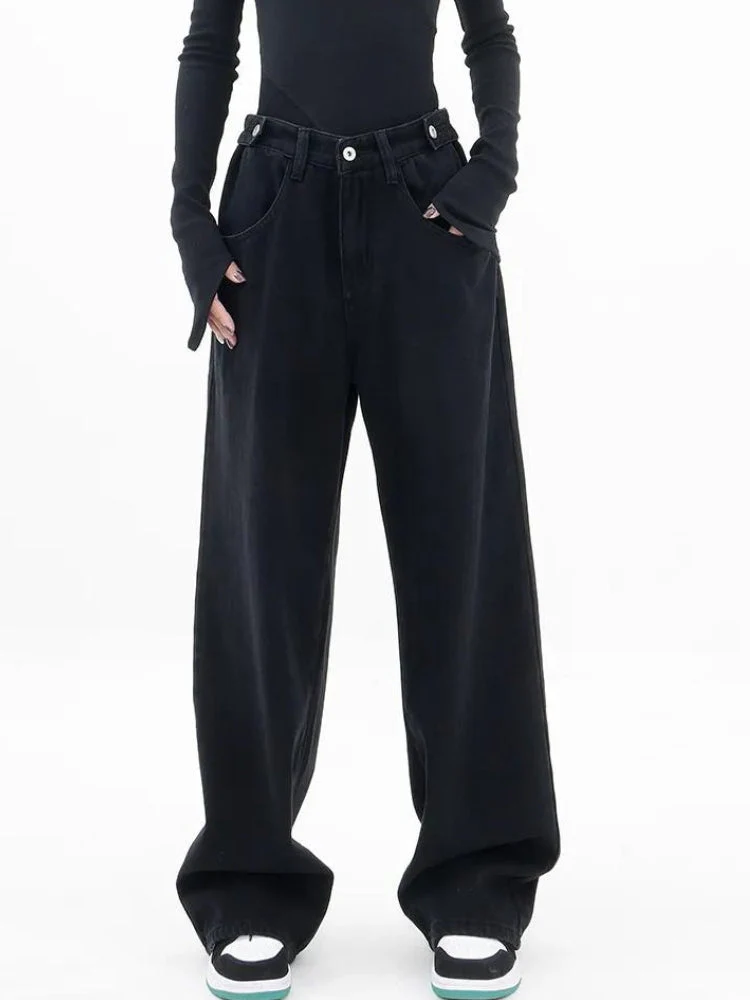 Adjustable Waist Baggy Barrel Jeans - Image 5