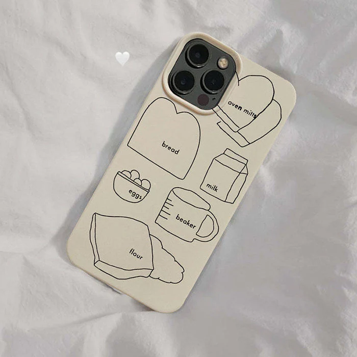 Aesthetic Breakfast iPhone Case - Image 2