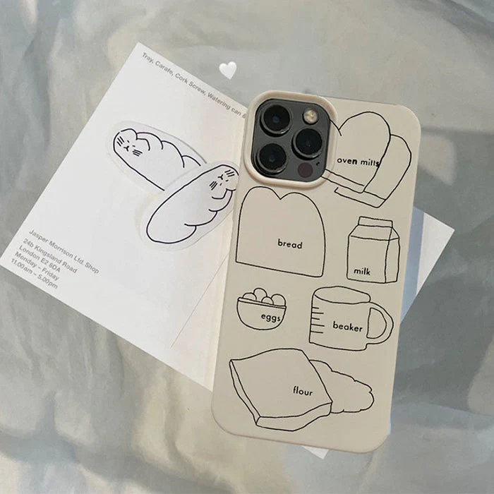 Aesthetic Breakfast iPhone Case - Image 4