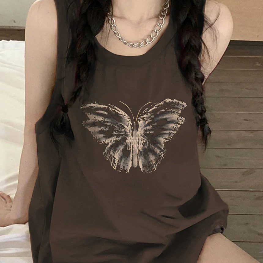 Aesthetic Butterfly Print Tee - Image 7