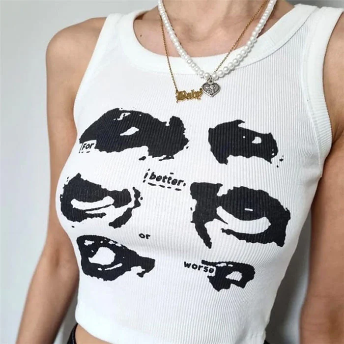 Aesthetic Eyes Tank Top - Image 2