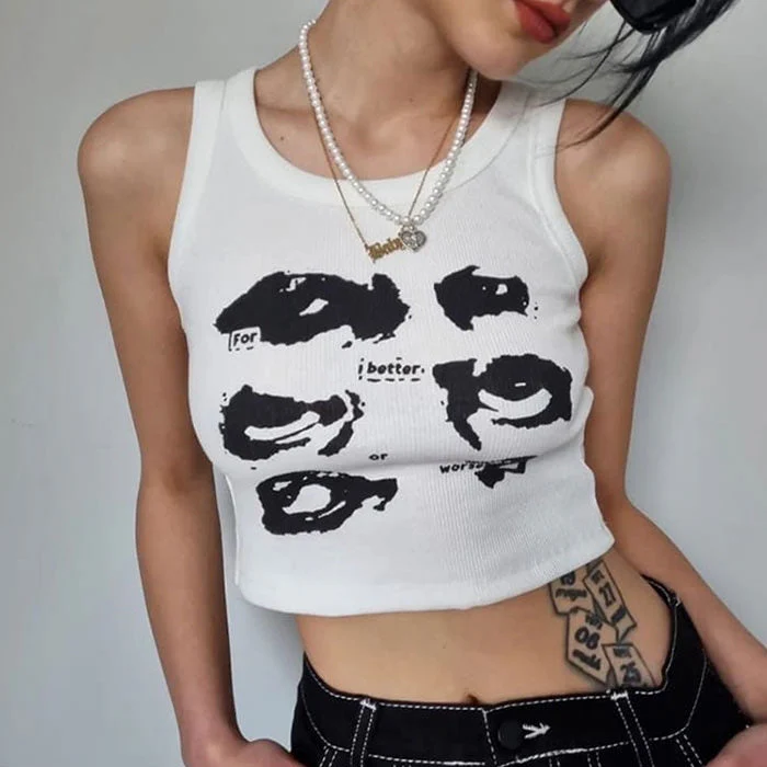 Aesthetic Eyes Tank Top - Image 3