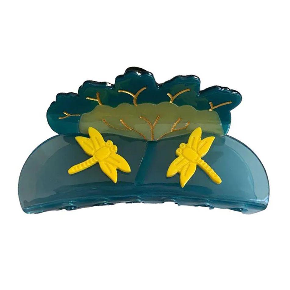 Aesthetic Lotus Flower Hair Claw - Image 2