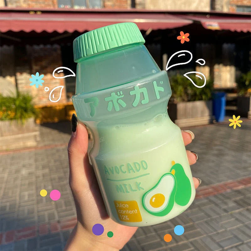 Aesthetic Milk Water Bottle - Image 8