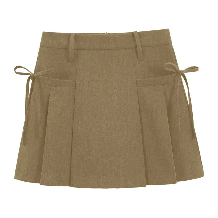 Aesthetic Outfit Grey Mini Skirt - Image 8