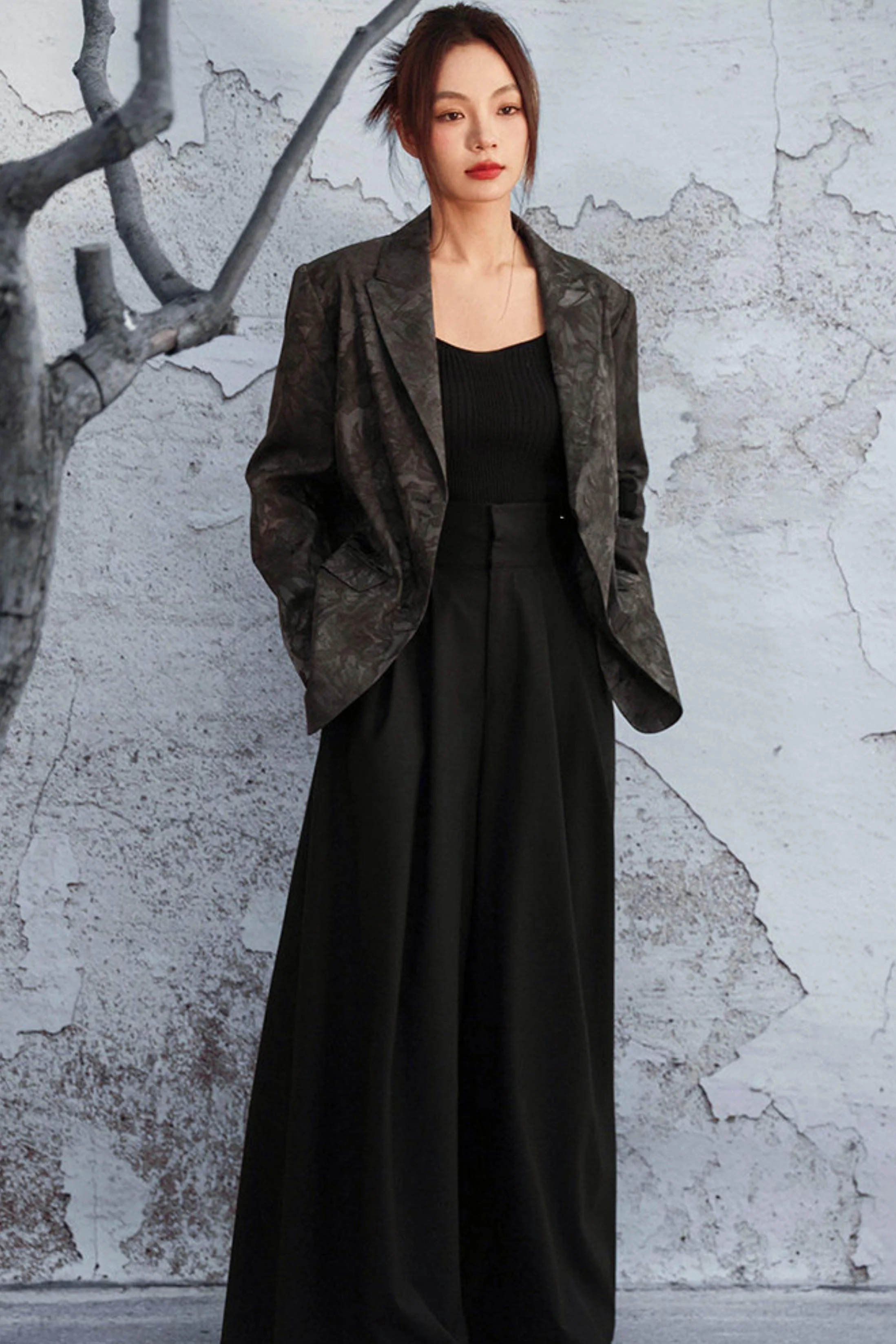 Mode Style Wood Jacquard Jacket - Image 7