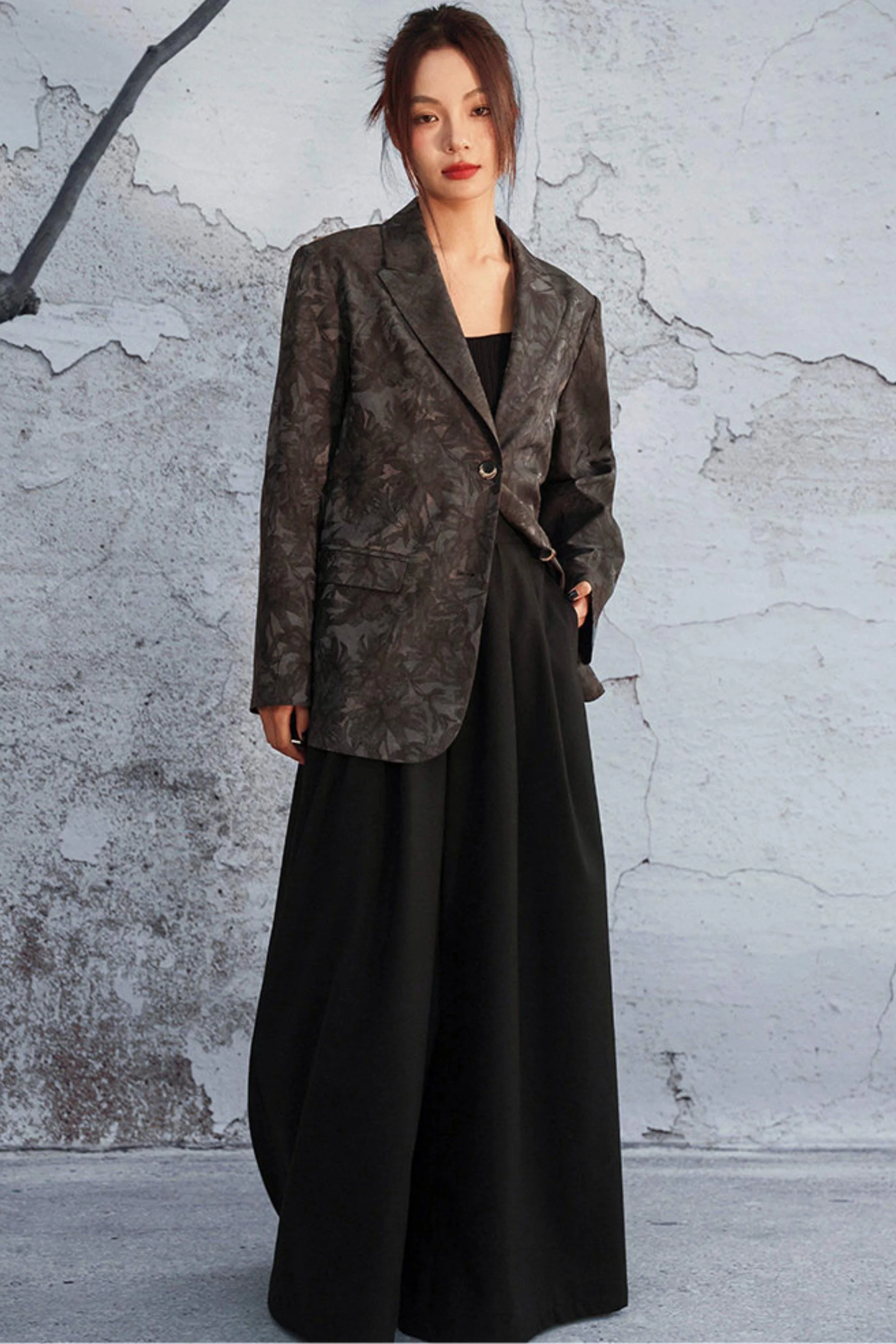 Mode Style Wood Jacquard Jacket - Image 8