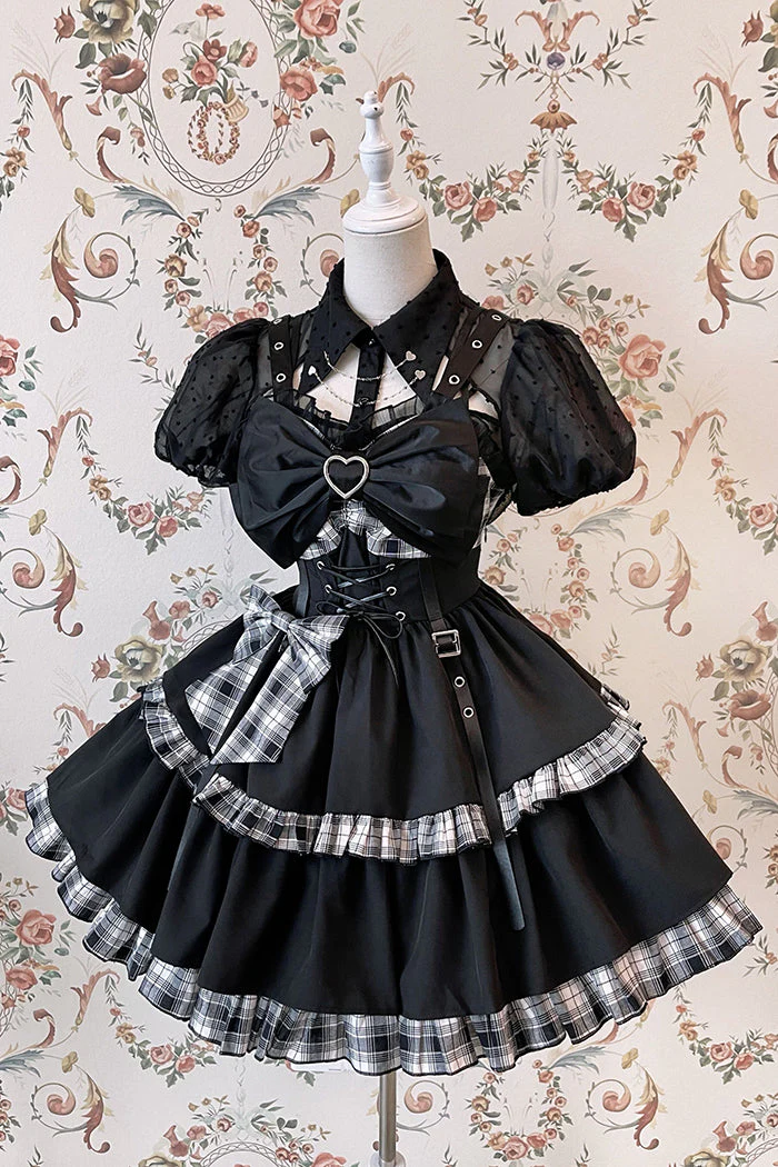 Little Spicy Plaid JSK Dress - Image 51