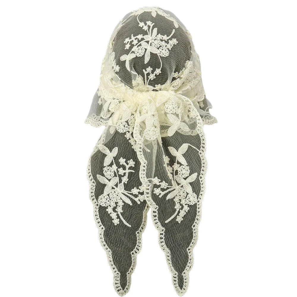All Eyes On Her Lace Hair Scarf - Image 10