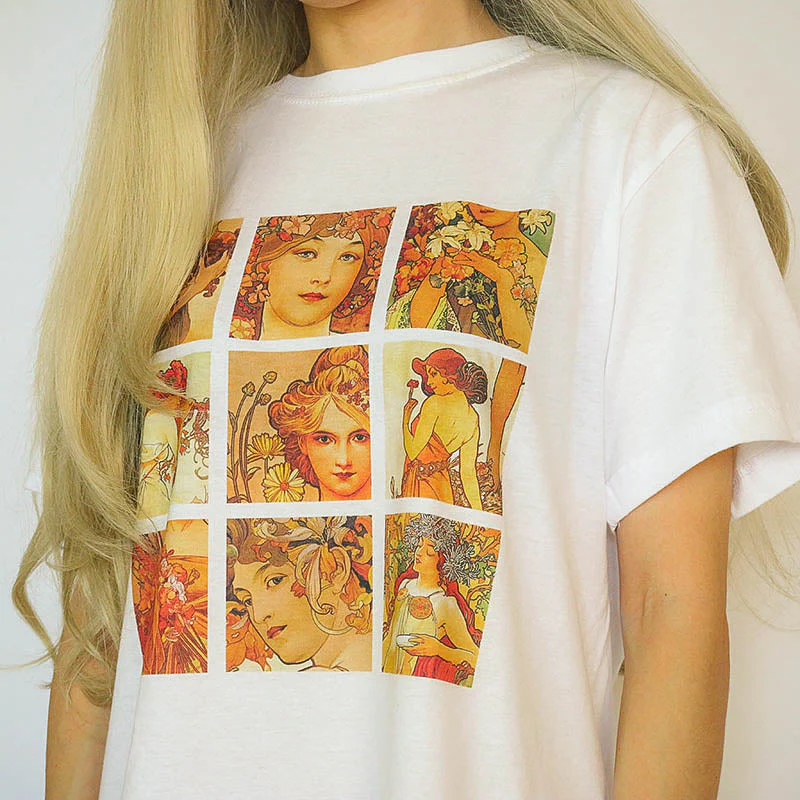 Alphonse Mucha Tee. S