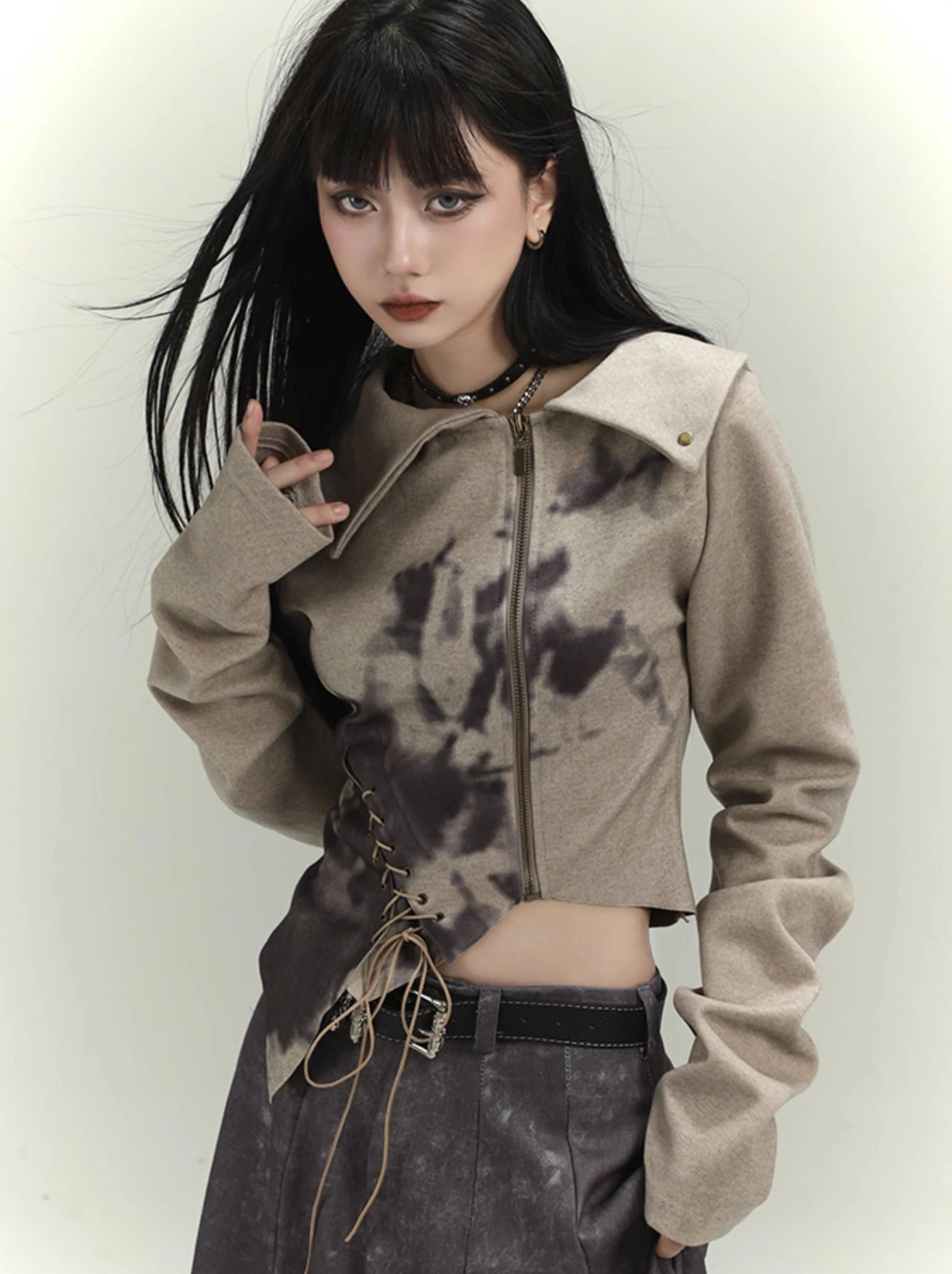 American cool handsome waistland style sweatshirt - Image 5