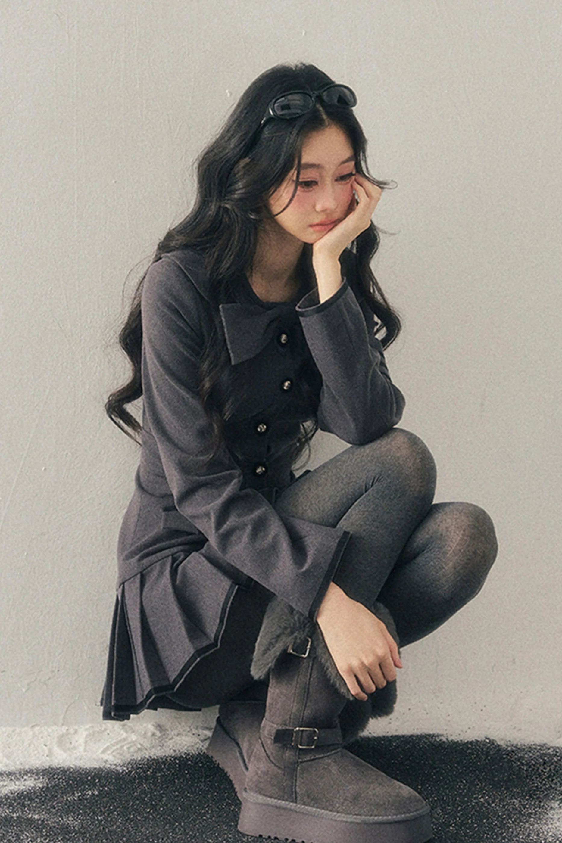 French Pleated College Dress - Image 6
